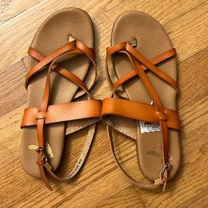 Tan sandals